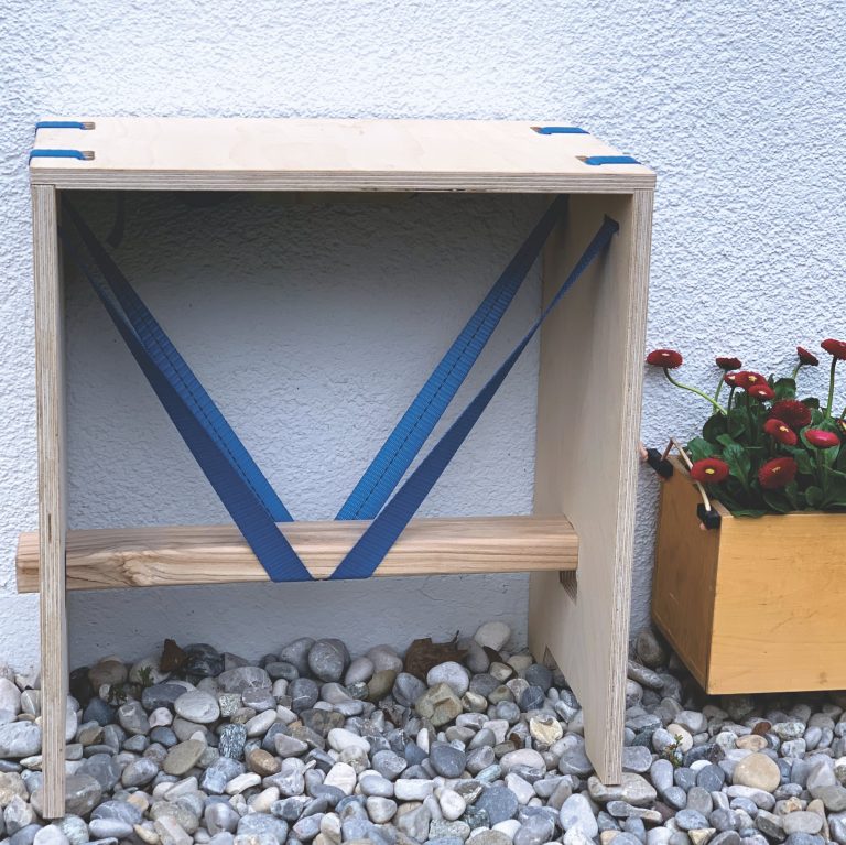 Holzhocker Designhocker Holzstuhl Design München individuell